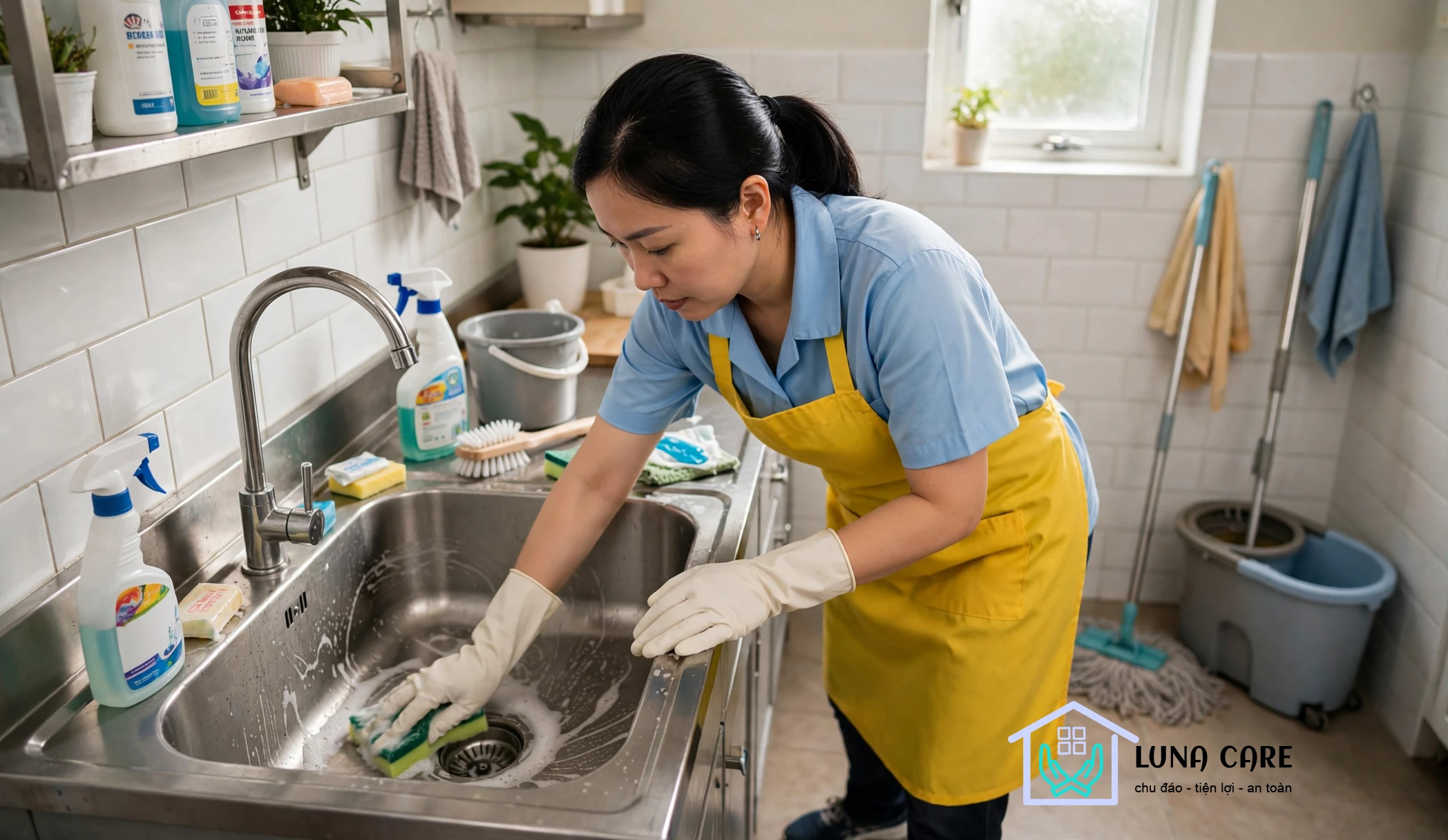 Giúp việc ở lại
